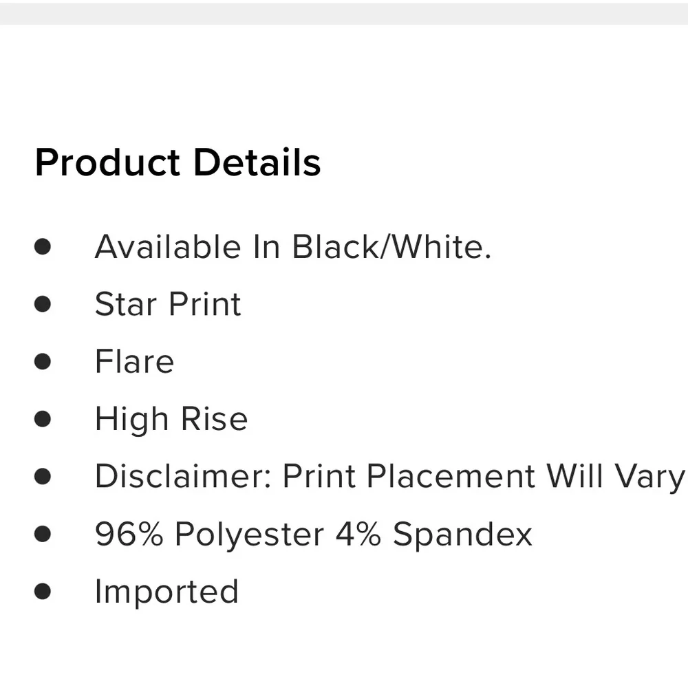 STAR FLARE PANTS ⭐️ - Picture 3 of 3